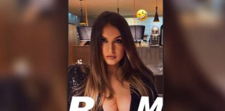 Do shkriheni së qeshuri/ Ja çfarë fjalësh formon me gjoksin e saj Oriola Marashi