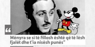 Rama e nis ditën me citimin e Walt Disney: Mënyra se si të fillosh është që të lësh fjalët dhe t’ia nisësh punës