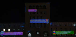 Mesazhet e qytetarëve shfaqen në murin e UPT