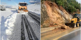 Reshjet gjatë natës në vend, ARRSH: Ja rrugët që kanë probleme