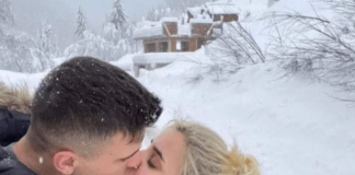 Pamjet ‘BO MBË’/ Pas fotos duke u puthur, Bearti dhe Tea kapen ‘mat’ në një shtrat (Video)