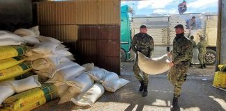 Përmbytjet në zonën e nën Shkodrës, Peleshi: FA pranë banorëve të prekur, shpërndamë 35 ton koncentrat për bagëtitë në Dajç