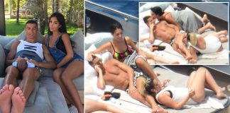 Cristiano Ronaldo karikon bateritë për Interin në shtrat me… Georgina. Fotoja bëhet “virale” në rrjetet sociale