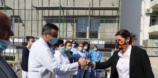 Manastirliu inspekton punimet në maternitetin e ri të Lezhës: Po ndërtojmë 4 maternitete, mbi 72 mijë familje janë mbështetur me bonusin e bebes