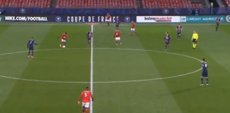 Video, Mbappe i papërmbajtshëm, merr topin nga mesi i fushës dhe shënon