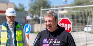 Gjiknuri inspekton kantierin në hyrjen e vjetër të Vlorës: Investimi si përgjigje ndaj kërkesës së banorëve