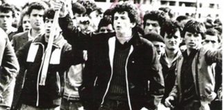 P rotestat historike studentore në Prishtinë në 1981