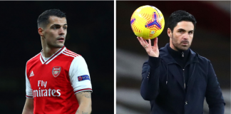 “Shembull në fushë”, Arteta: Xhaka shumë i vendosur, luan fort edhe i lodhur