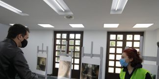 Veliaj dhe ministrja Margariti inspektojnë punimet në sallën e re të koncerteve të Akademisë së Arteve: Kushte europiane për studentët dhe artistët! Për punët e mira duhet durim