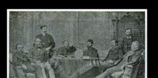 Foto e rrallë ku Ismail Qemali shfaqet me diplomatë të shquar në 1871