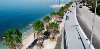 Rama poston videon nga Lungomare 2: Plazhi publik po bëhet me pesë yje, deri dje ishte një turp me kioska e me ferra