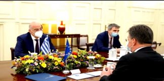 Mbështetje Tiranës dhe Shkupit/ Ministrat e Jashtëm të BE me homologët e të dy vendeve, liderët e Ballkanit në Athinë