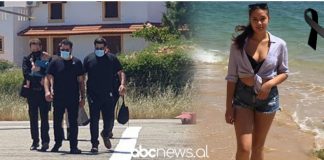 Me foshnjen në krah, 32-vjeçari i jep lamtumirën të shoqes që u vra nga grabitësit, në vendin ku u dashuruan