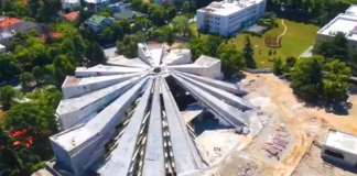 Veliaj publikon pamjet e transformimit të Piramidës në Tiranë (Video)