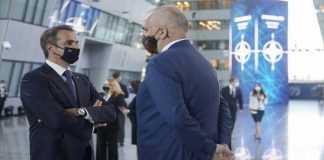 Takim para Samitit të NATO-s/ Rama dhe Mitsotakis bien dakord për shpejtimin e negociatave për detin