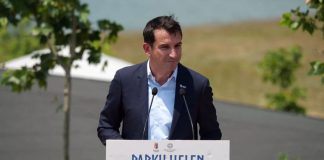 Veliaj dhe Bakoyannis përurojnë Parkun Helen në liqenin e Farkës: “Stoli e shtuar në marrëdhënien e shkëlqyer Shqipëri-Greqi”; kryebashkiaku i Athinës: “Park i mrekullueshëm