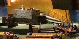 Ministrja Olta Xhaçka voton në Asamblenë e Përgjithshme të OKB