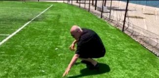 Kryeministri Rama shfaqet duke pastruar fushën e sportit në Vlorë, ‘thumbon’ Lelin: Ato që i mirëmbajnë t’i pastrojnë se këto pamje janë një turp