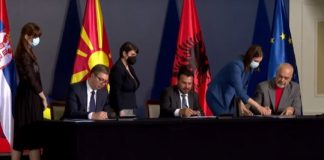 Zero minuta vonesa në kufi në 2023, një leje pune në 2022 dhe lëvizje e lirë e mallrave! Firmosen marrëveshjet e mëdha rajonale në Shkup