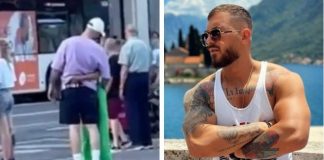 Romeo filmohet duke u puthur me një bjonde në Barcelonë (Video)