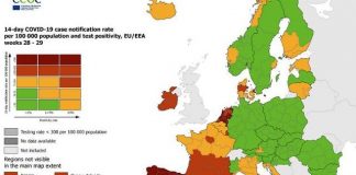 Pandemia/ BE publikon hartën e shteteve me risk të lartë të COVID