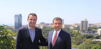 Veliaj takon kryebashkiakun e Stambollit, Ekrem Imamoglu: Forcojmë lidhjet historike mes dy qyteteve tona! Bashkëpunim për ‘Tirana, kryeqyteti Europian i Rinisë 2022’