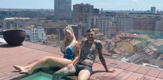 Mauro Icardi, relaks dhe not me Wanda Nara në “çatinë” e Milanos