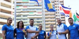 Ekipi olimpik pritet sot me ceremoni shtetërore