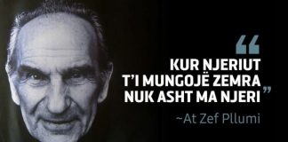 Dita e lindjes së At Zef Pllumit, Rama i publikon thënien: Kur njeriut t’i mungojë zemra, nuk asht ma njeri