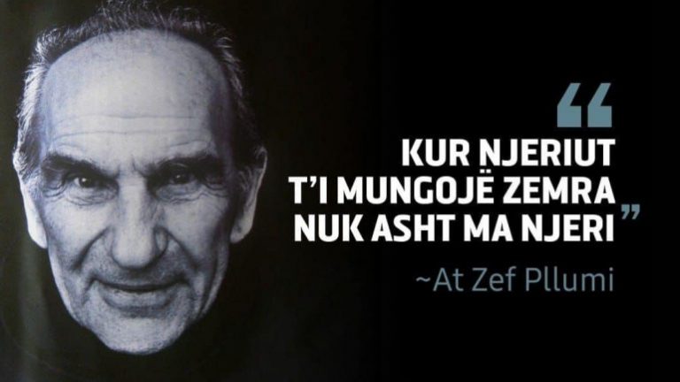 Dita e lindjes së At Zef Pllumit, Rama i publikon thënien: Kur njeriut t’i mungojë zemra, nuk asht ma njeri