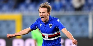 Klubet angleze në sulm për Damsgaard, Samdporia s’bën ulje