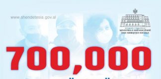 “Shqipëria buzëqesh”, 700 mijë qytetarë të vaksinuar me dy doza