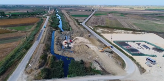 Rama poston pamjet nga kantieri për ndërtimin e Urës Dërmënas: Investim i shumëpritur për Fierin