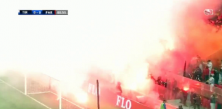 Tirana-Partizani/ Derbi ndalet që në nisje, tifozët hedhin flakadanë në fushë