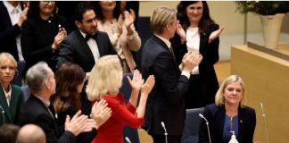 Kryeministrja e parë grua e Suedisë jep dorëheqjen disa orë pasi mori detyrën