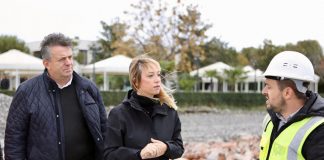 Investimi për mbrojtjen nga gërryerja dhe përmbytjet, Krifca inspekton punimet në Bërdicë