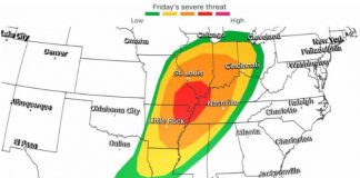 SHBA përfshihet nga moti i keq, regjistrohen 19 tornado në 5 shtete