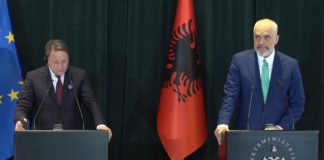 Batuta e Ramës në konferencë me Varhelyi: Kam mbetur pa ju dalë vetëm në frigorifer