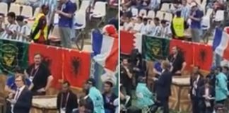Argjentinë-Francë, në stadium edhe flamuri kuqezi