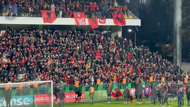 VIDEO: Kualifikimi në Europian, shihni festën fantastike të lojtarëve dhe tifozëve në stadium