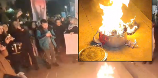 Aktivistet djegin sutjenat para Kryeministrisë, në shenjë proteste për 8 Marsin