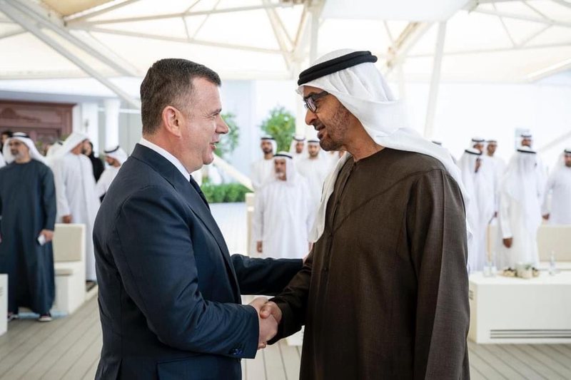 Zgjerimi i bashkëpunimit në fushën e sigurisë, Balla takon presidentin e Emirateve të Bashkuara Arabe, Muhammed Bin Zayed Al Nahyan
