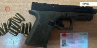 Qarkullonte me një armë zjarri me vete, arrestohet 38-vjeçari në Tiranë