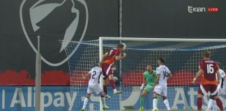 Barazim zhgënjyes, Shqipëria ndalet nga Letonia, MBYLLET NDESHJA