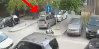 PAMJE/ 60-vjeçari i vë flakën makinës së fqinjit në mes të Tiranës! Zbulohet momenti i zjarrvënies!