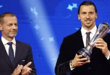 Para shortit të Ligës së Kampionëve, Ibra shpërblehet nga Ceferin me çmimin e Presidentit: “Jam mirënjohës dhe i lumtur”