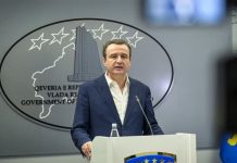 BE-ja pezullon takimet zyrtare me Albin Kurtin