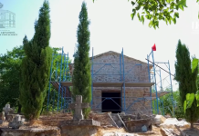 Gonxhja: Vijon puna për restaurimin e Kishës së Shpërfytyrimit në Herbet të Dibrës