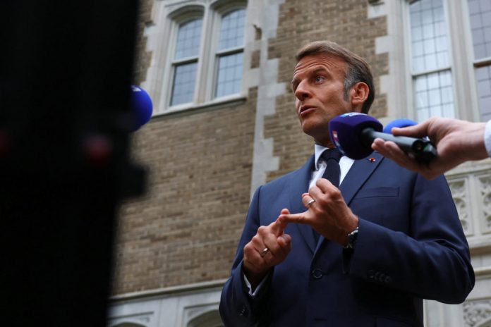 French President Emmanuel Macron visits Washington
