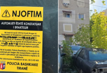 Aksioni për largimin e mjeteve të braktisura në rrugë, Nënkryetari i bashkisë Tiranë thirrje qytetarëve: Pronarët të marrin masa brenda 30 ditësh